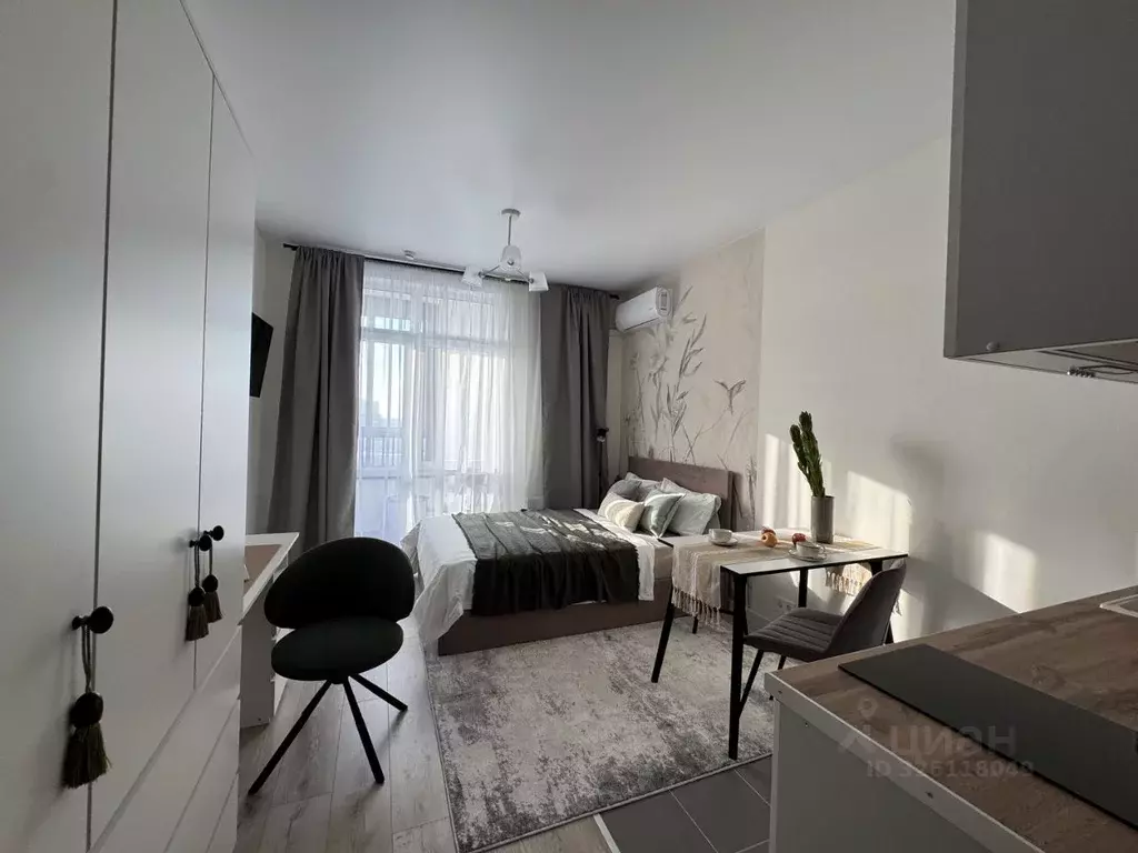 Студия Москва № 160 кв-л, 1Вк2 (24.0 м) - Фото 0