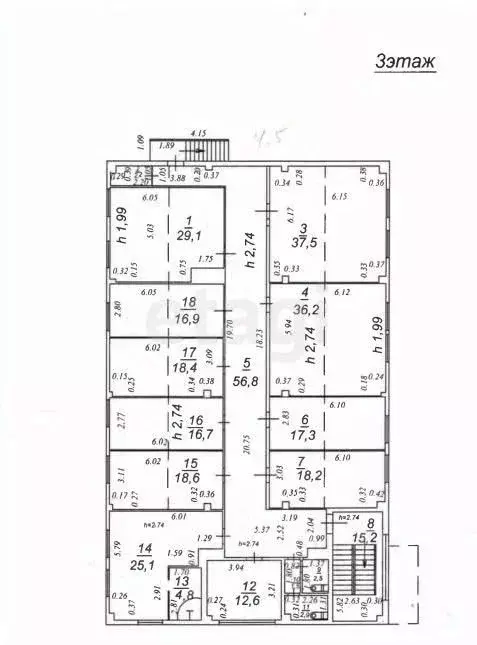 Офис в Сахалинская область, Южно-Сахалинск Крайняя ул., 6 (18 м) - Фото 1