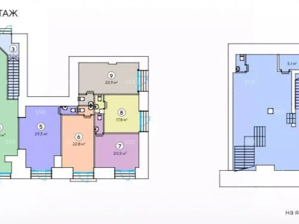 Торговая площадь в Москва 1-я Тверская-Ямская ул., 11 (24 м) - Фото 2