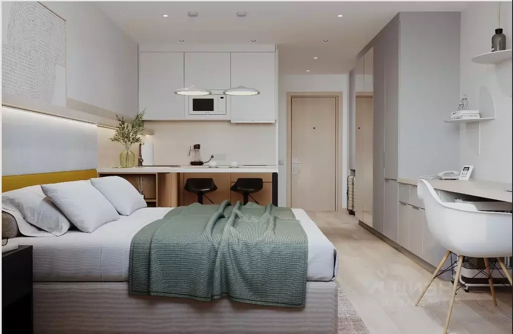 Студия Санкт-Петербург бул. Измайловский, 1к2 (20.2 м) - Фото 1