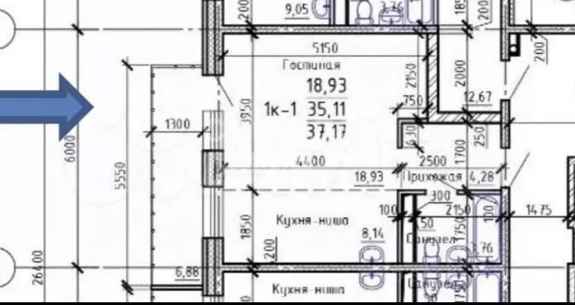 1-к кв. Бурятия, Улан-Удэ ул. Земнухова, 18 (32.7 м) - Фото 1