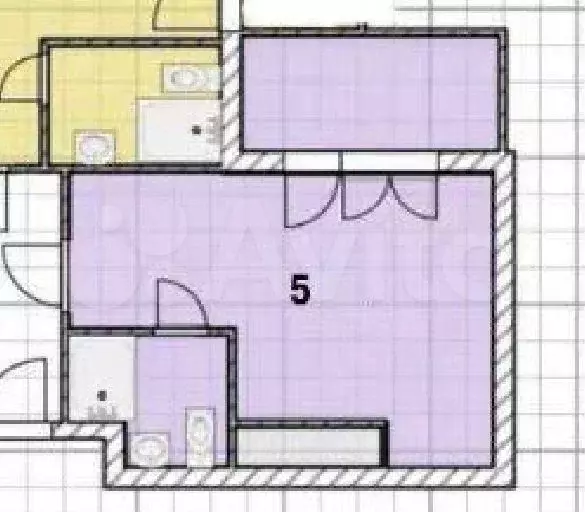 Квартира-студия, 26 м, 2/20 эт. - Фото 0