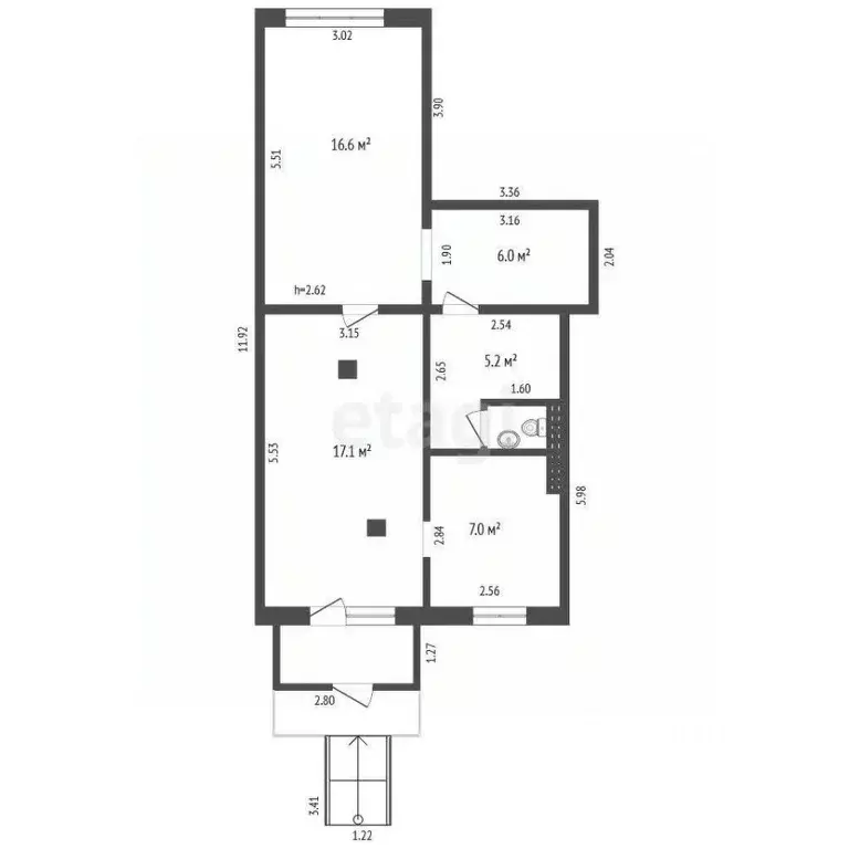 Помещение свободного назначения в Ямало-Ненецкий АО, Муравленко ул. ... - Фото 2