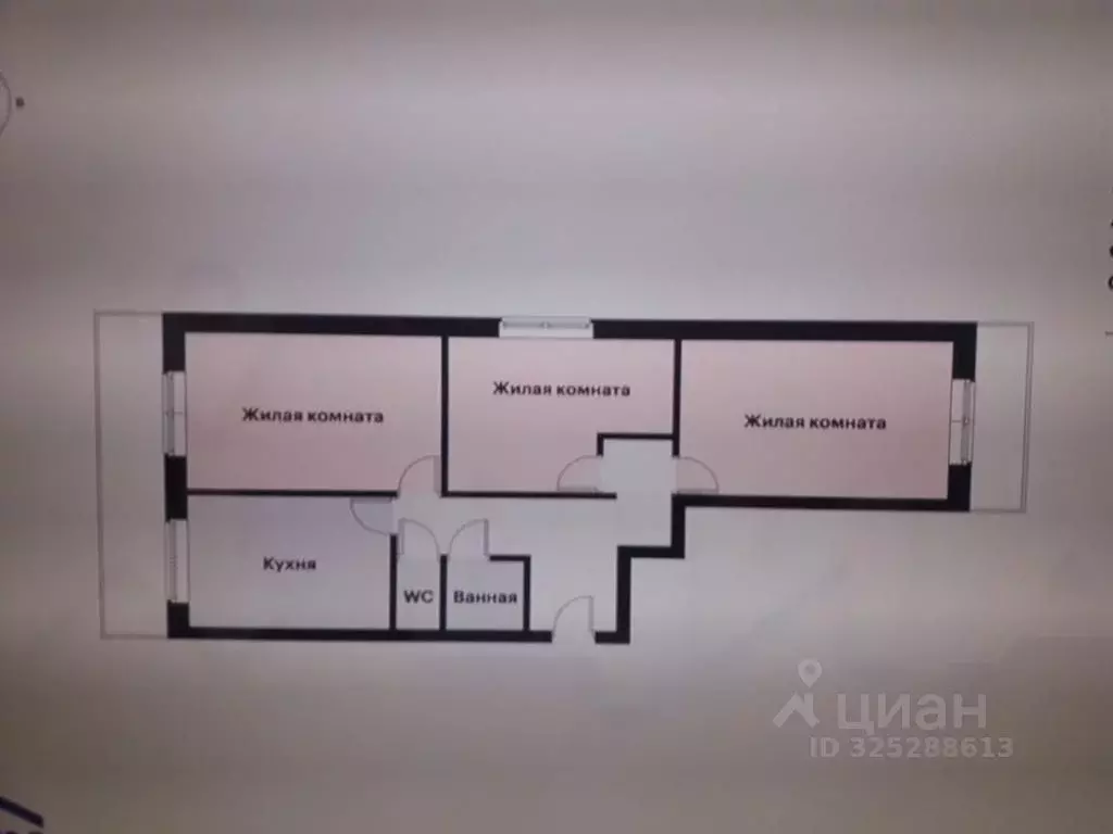 3-к кв. Москва Измайловский проезд, 3К1 (70.0 м) - Фото 2