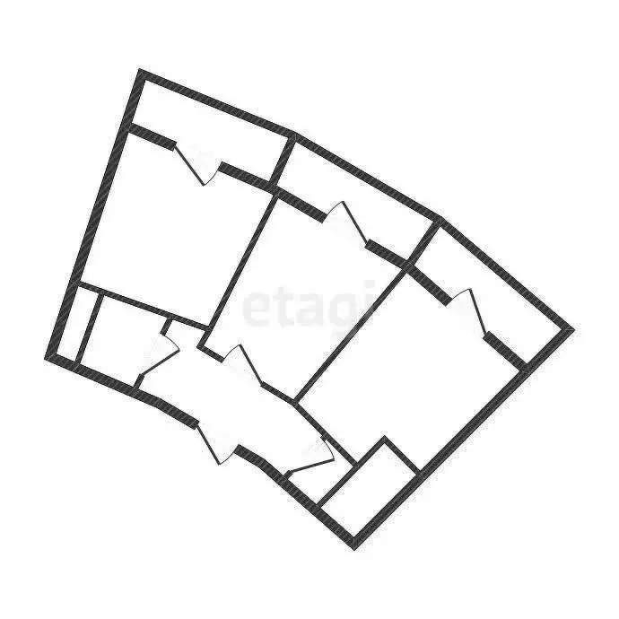 2-комнатная квартира: Белгород, улица Лермонтова, 49А (56.8 м) - Фото 1