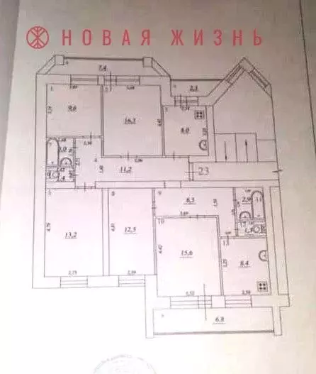 5-к кв. Самарская область, Самара Измайловский пер., 2 (111.6 м) - Фото 0