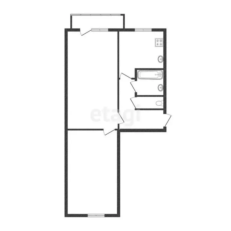 2-комнатная квартира: Белгород, улица Маяковского, 18 (37.3 м) - Фото 2