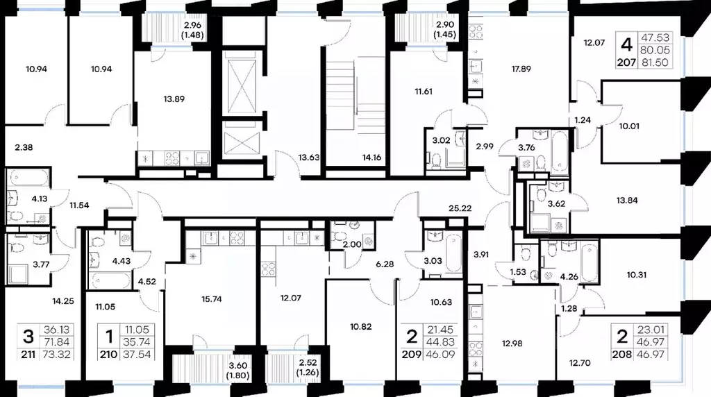 2-к кв. Татарстан, Казань ул. Профессора Мухамедьярова (46.97 м) - Фото 2