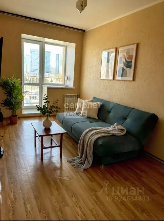 1-к кв. Омская область, Омск ул. Перелета, 22к1 (35.0 м) - Фото 1