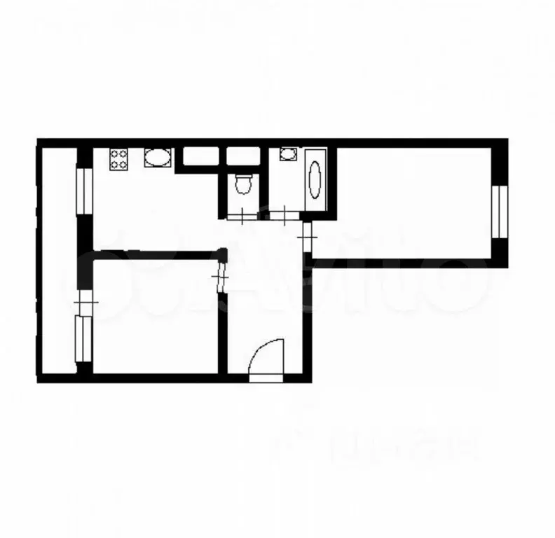 2-к. квартира, 55 м, 16/24 эт. - Фото 0
