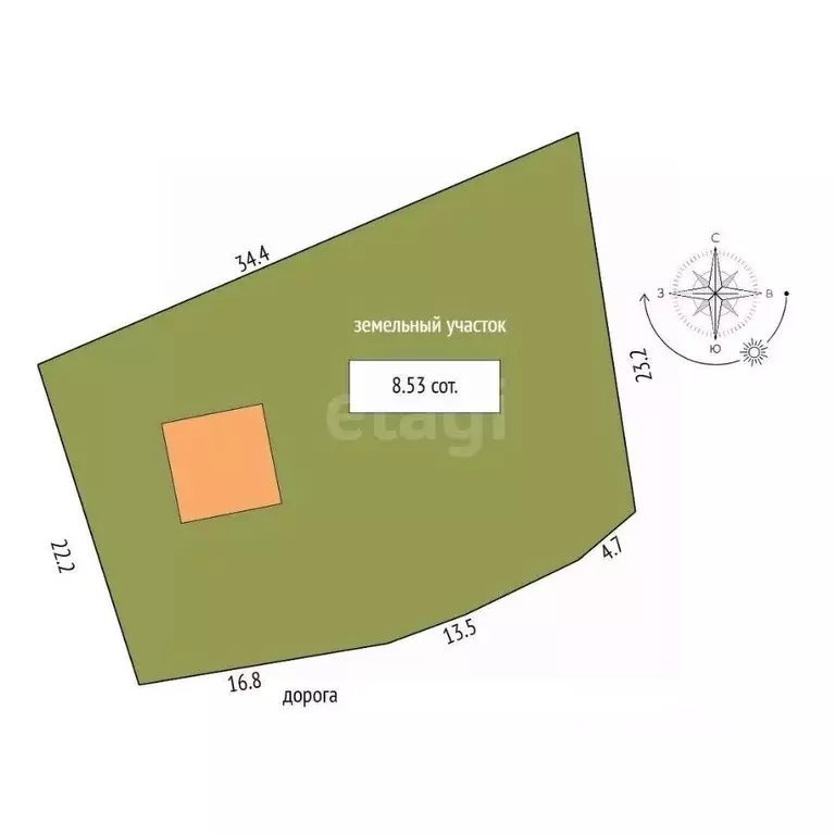 Дом в Вологодская область, Белозерский муниципальный округ, с. ... - Фото 2