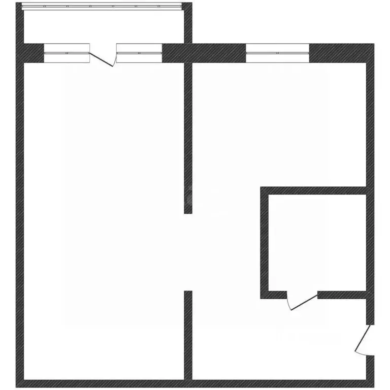 1-к кв. Курганская область, Курган ул. Дзержинского, 5 (30.5 м) - Фото 2