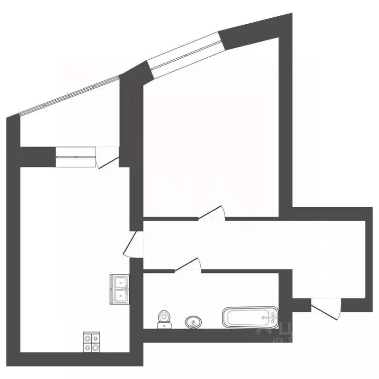 2-к кв. Кемеровская область, Кемерово просп. Восточный, 21к1 (56.5 м) - Фото 2