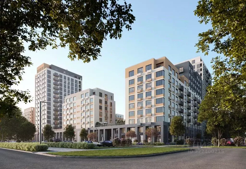 2-к кв. Тюменская область, Тюмень ул. Андрея Бушуева, 1к1 (64.8 м) - Фото 2