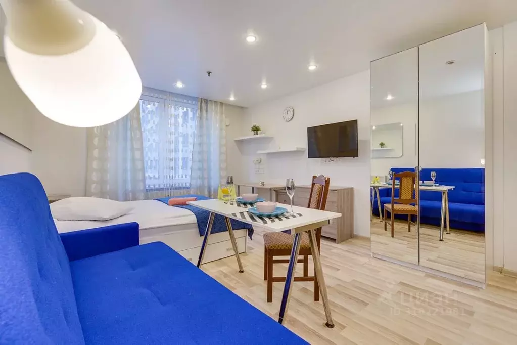 Студия Санкт-Петербург ул. Хошимина, 16А (32.0 м) - Фото 1