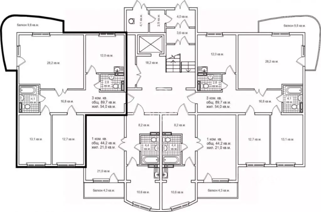 3-к кв. Бурятия, Улан-Удэ Бийская ул., 45/1 (92.64 м) - Фото 0