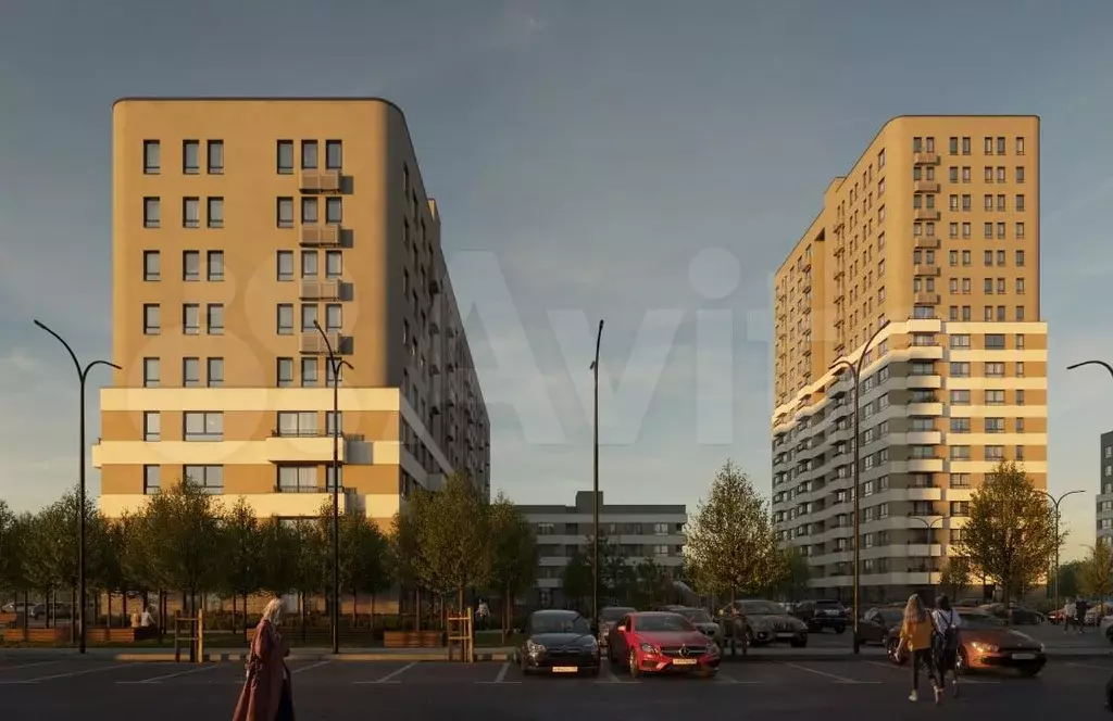 2-к. квартира, 60,4 м, 12/17 эт. - Фото 1