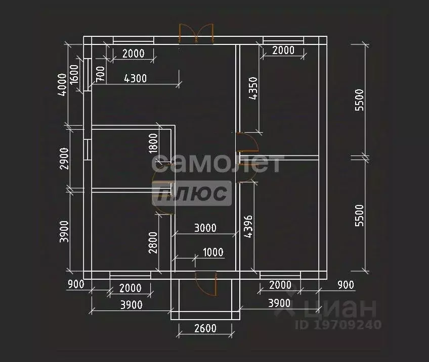 Коттедж в Курская область, Октябрьский район, Большедолженковский ... - Фото 2