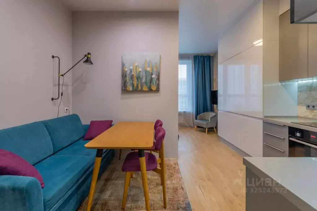 Студия Москва Шелепихинская наб., 34к1 (35.0 м) - Фото 2