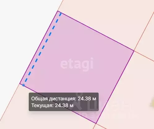 Участок в Воронежская область, Борисоглебск ул. Песчаная, 32 (6.43 ... - Фото 2