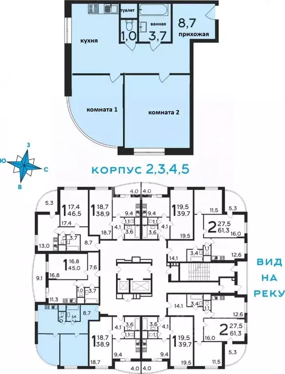 2-к кв. Московская область, Ивантеевка Пушкинский городской округ, ул. ... - Фото 1