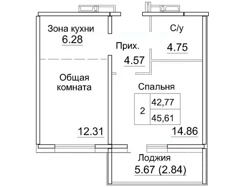 2-к кв. Новосибирская область, Новосибирский район, Краснообск рп, 3-й ... - Фото 0