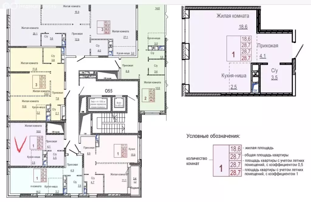 Квартира-студия: Долгопрудный, микрорайон Гранитный, жилой комплекс ... - Фото 1
