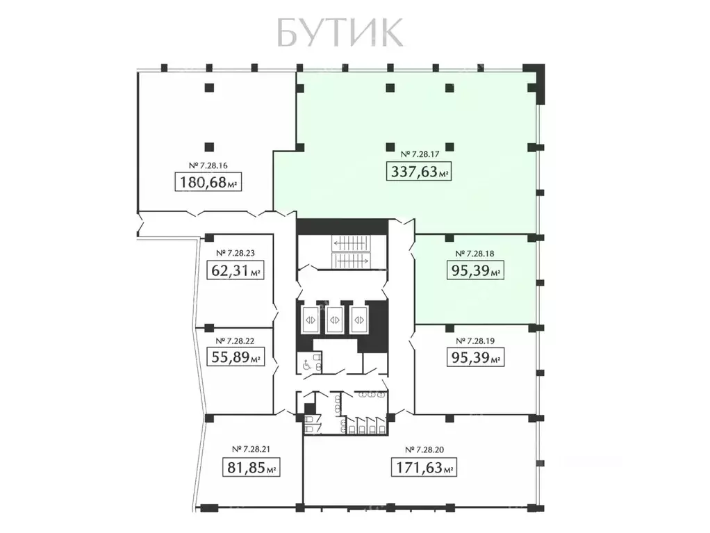 Офис в Санкт-Петербург Левашовский просп., 13И (433 м) - Фото 2