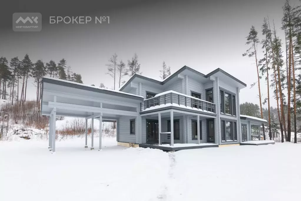 Дом в Ленинградская область, Выборгский район, Полянское с/пос, пос. ... - Фото 2