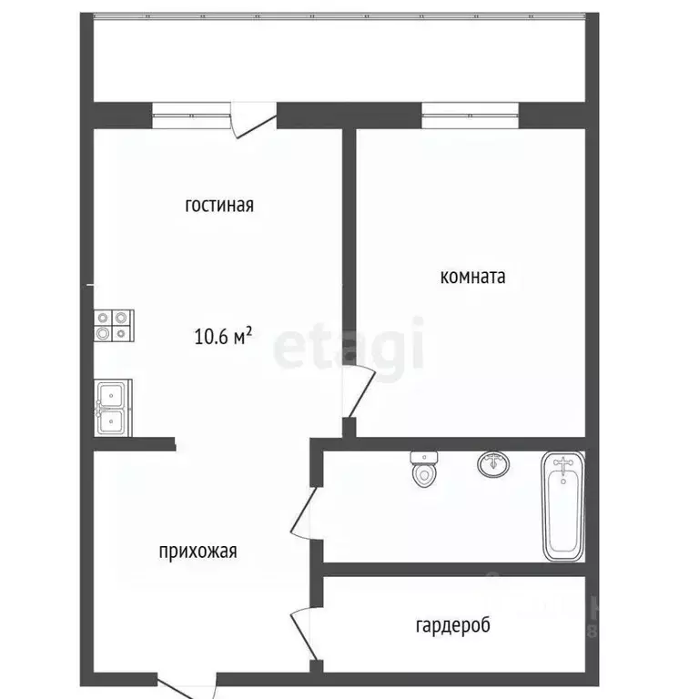 2-к кв. Вологодская область, Вологда Белозерское ш., 10 (51.6 м) - Фото 2