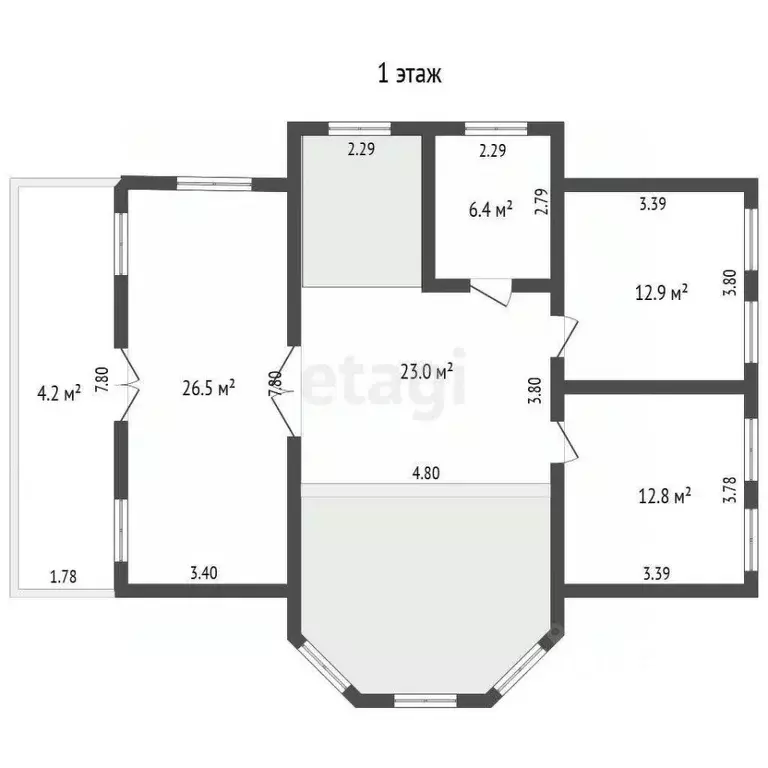 Дом в Омская область, Омский район, с. Усть-Заостровка ул. Куйбышева ... - Фото 2