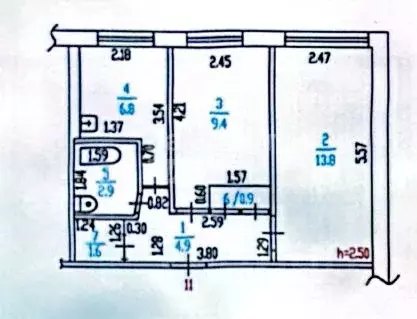 2-к кв. Алтайский край, Барнаул ул. Георгия Исакова, 253к1 (40.3 м) - Фото 1