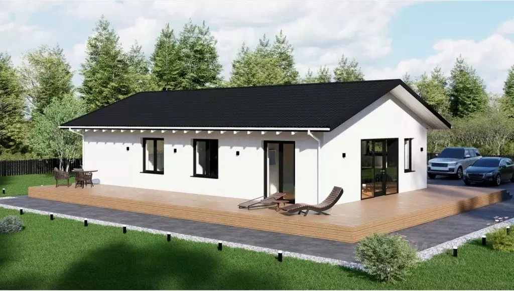 Коттедж в Ленинградская область, Всеволожский район, Романовское ... - Фото 1