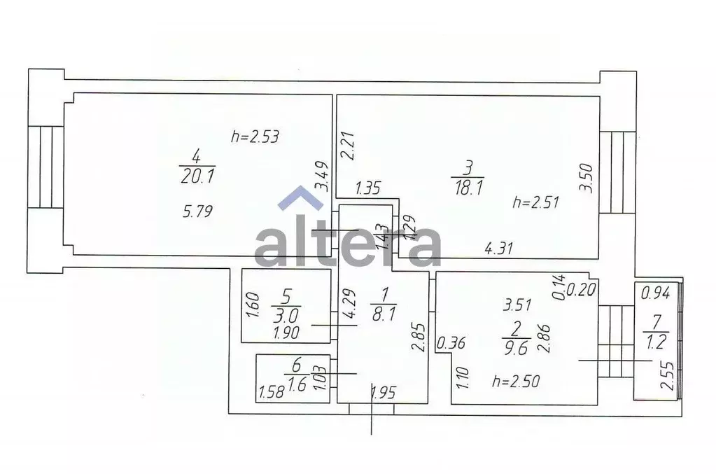 2-к кв. Татарстан, Казань ул. 2-я Азинская, 1Д (60.5 м) - Фото 2