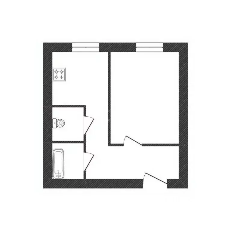 1-к кв. Ленинградская область, Волховский район, д. Бережки Песочная ... - Фото 2