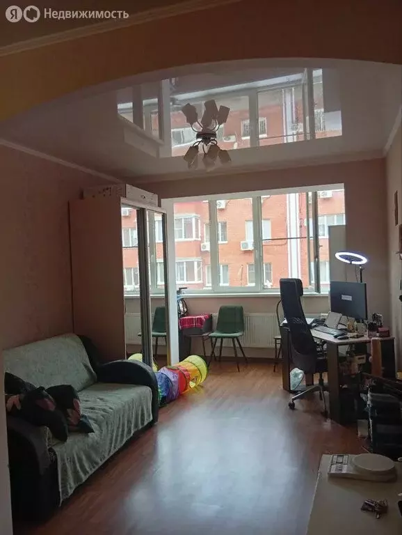 Квартира-студия: Краснодар, Музыкальный микрорайон, улица имени С.В. ... - Фото 1