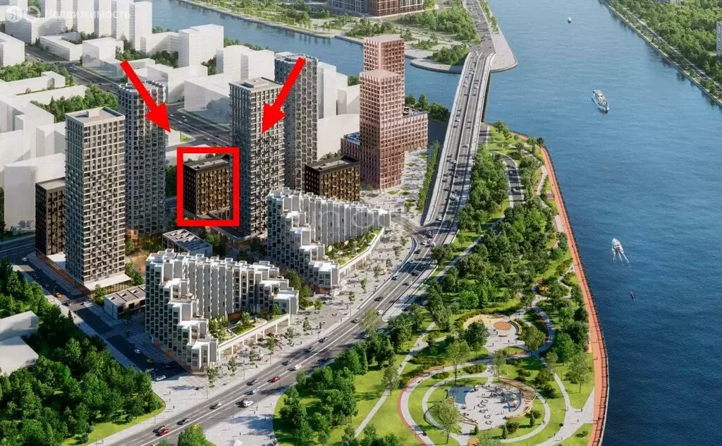 1-комнатная квартира: Москва, набережная Марка Шагала, 11к2 (41 м) - Фото 1