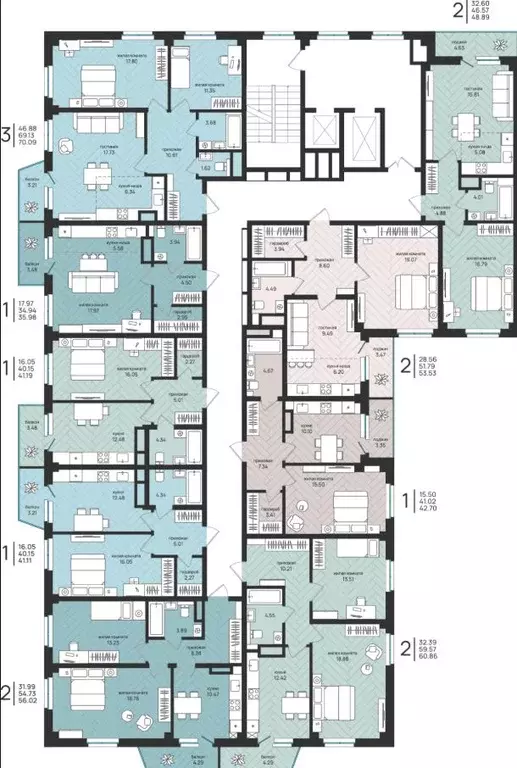 2-к кв. Архангельская область, Архангельск Московский просп. (56.02 м) - Фото 2