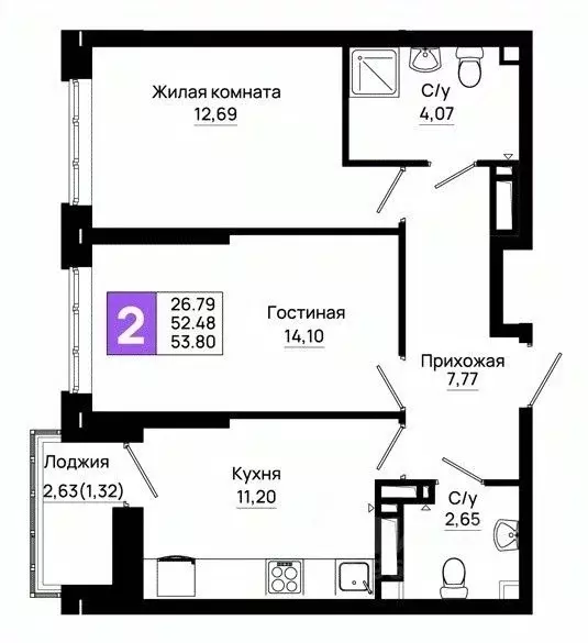 2-к кв. Ростовская область, Ростов-на-Дону Нефтекачка кв-л, Октябрь ... - Фото 0