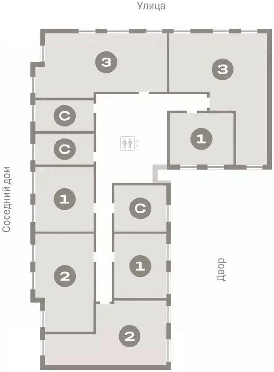 3-к кв. Новосибирская область, Новосибирский район, Краснообск рп, 3-й ... - Фото 1