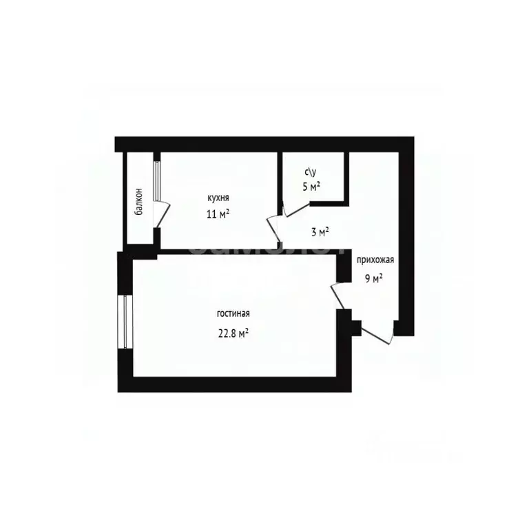 1-к кв. Дагестан, Дербент ул. Сальмана, 102 (50.8 м) - Фото 2