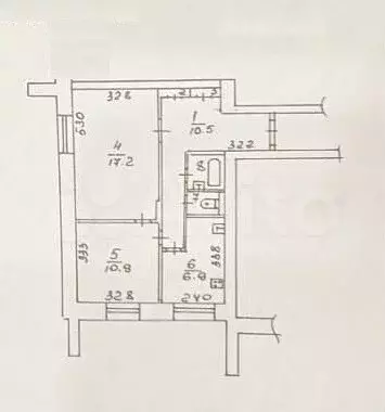 2-к. квартира, 50 м, 1/14 эт. - Фото 0