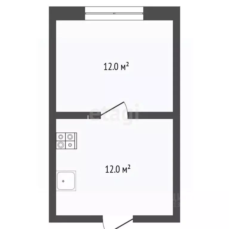 Комната Тюменская область, Тюмень Шаимский проезд, 5 (24.0 м) - Фото 2