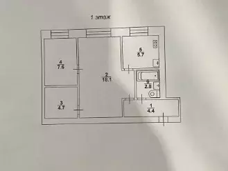 Продаётся 2-к квартира, 44 м - Фото 0
