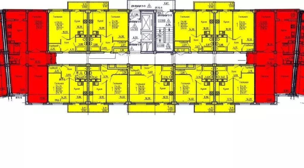 3-к кв. Пензенская область, Пенза ул. Генерала Глазунова, 6 (78.34 м) - Фото 2