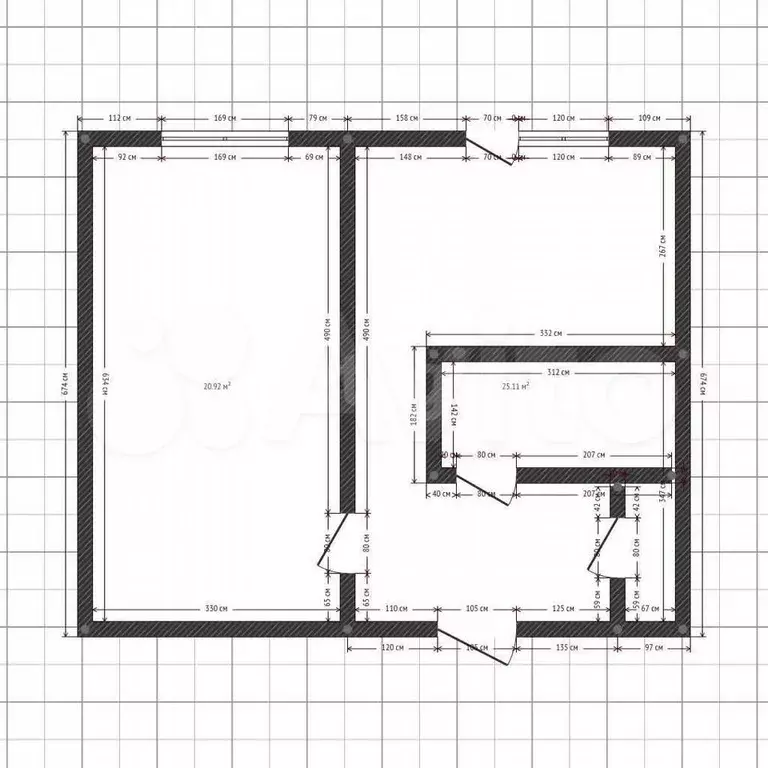 1-к. квартира, 31 м, 7/9 эт. - Фото 0