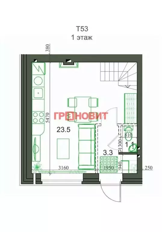 Таунхаус в Новосибирская область, с. Новолуговое, Березки-2 мкр, 5-й ... - Фото 1