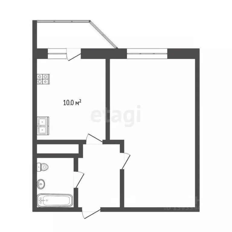 1-к кв. Тюменская область, Тюмень ул. Обдорская, 7 (41.0 м) - Фото 1
