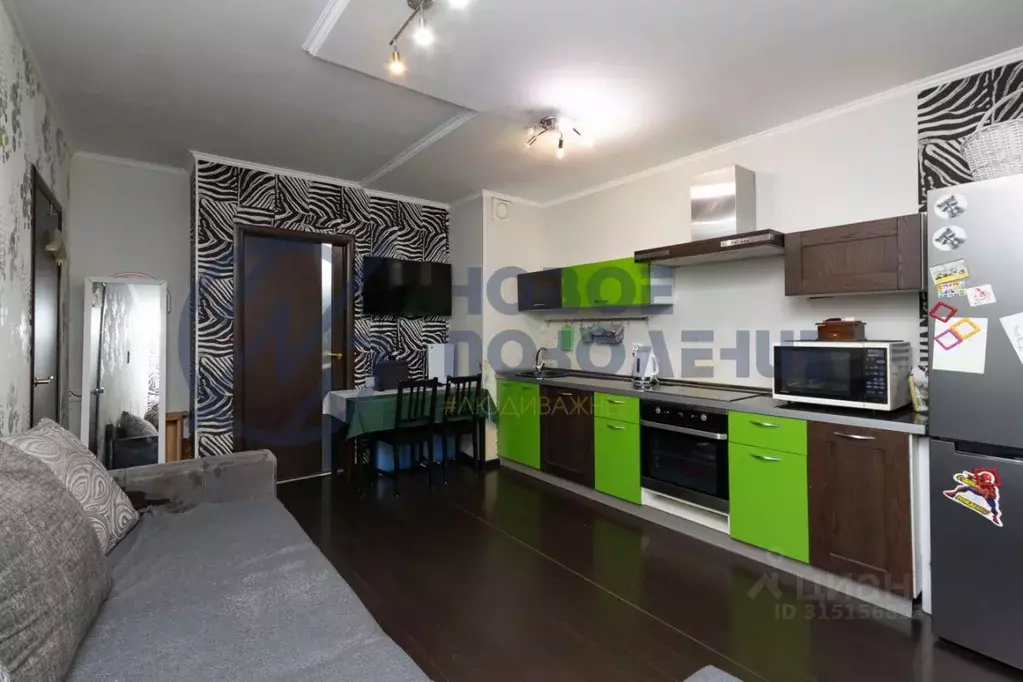 1-к кв. Омская область, Омск ул. Звездова, 132к1 (44.2 м) - Фото 1