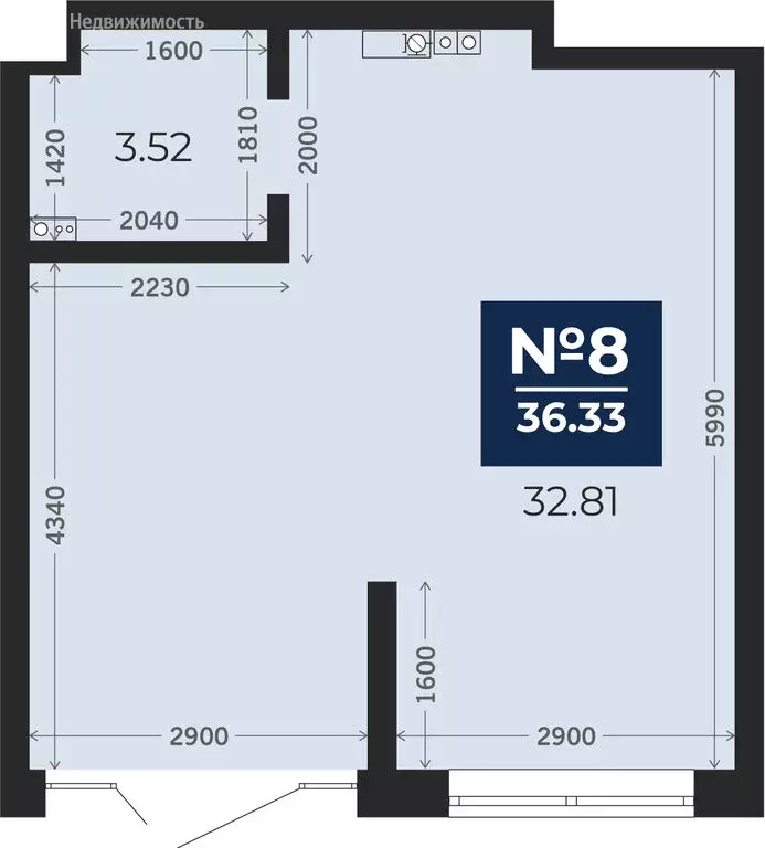 Помещение свободного назначения (36.33 м) - Фото 1